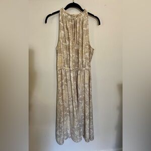 Prologue Beige Abstract Dress